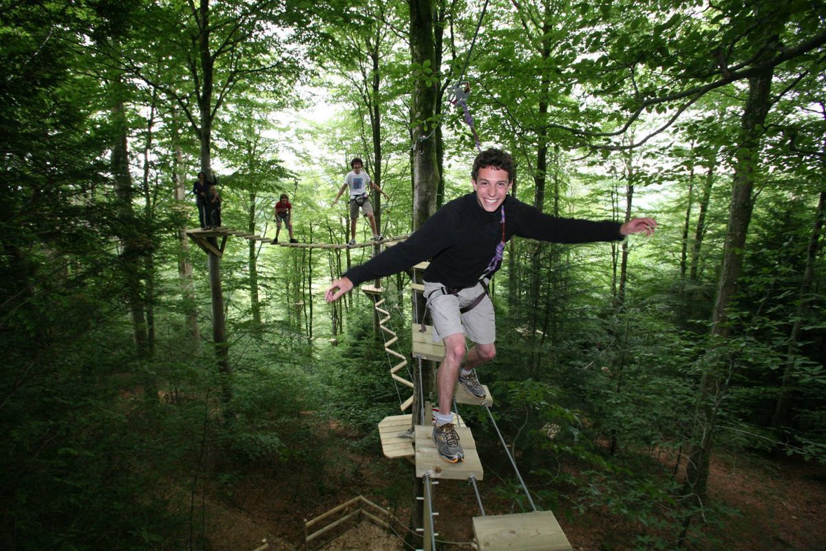 Tree Surfing at Tamar Trails near St. Mellion Estate