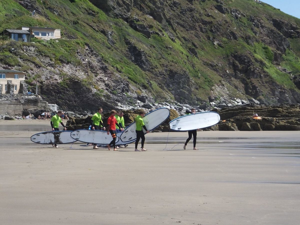 Surf Lessons near St. Mellion Estate